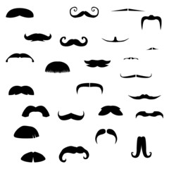 collection of mustaches