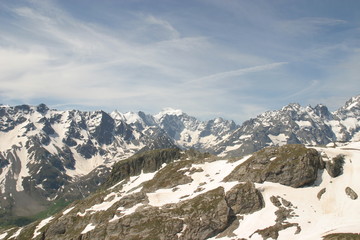 Fototapeta na wymiar Französische Alpen