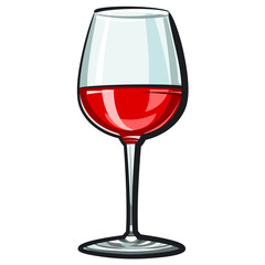 red wine glass