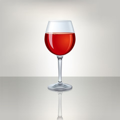red wine glass