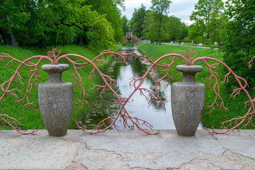 Tsarskoye Selo. The Great Chinese Bridge