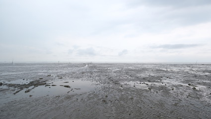 waterfall in the mountains