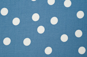 The staple fabric is gray-blue in white peas. Lightweight summer fabric.