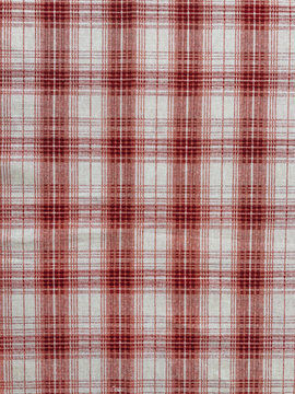 Red Plaid Fabric
