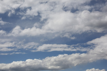 Obraz premium blue sky and white clouds 