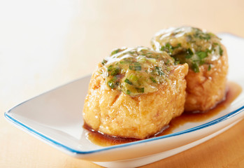 Delicious Chinese food, fermented tofu with oil

