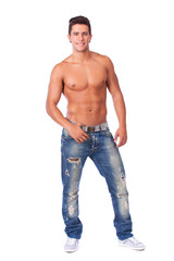 Fototapeta premium Handsome young strong man