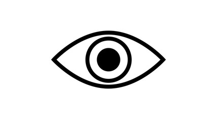 Obraz premium Eye Icon Design Template on white background