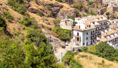 Fototapeta na wymiar Cazorla village in the mountains of Andalusia in the south of Spain