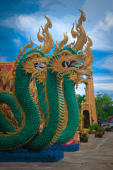 Fototapeta premium thai dragon statue