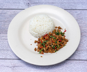 Thai food mixed dishes 