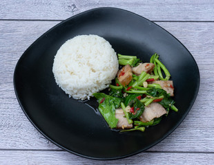 Thai food mixed dishes 