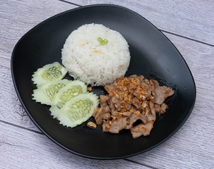 Thai food mixed dishes 