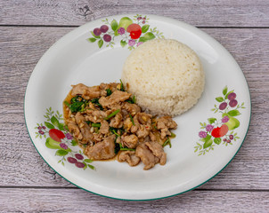 Thai food mixed dishes 