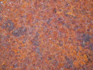 Red , orange, rusty metal material close up shot, image for background.