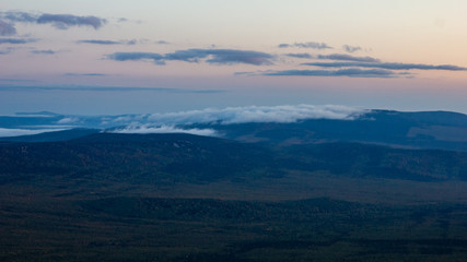 Mountain landscape panorama