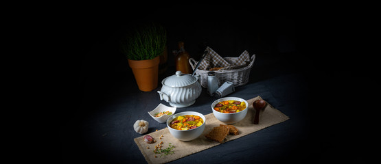 Hearty pea soup after grandmas rezept