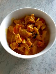 chicken curry with rice