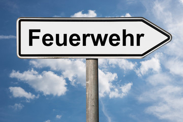 Wegweiser Feuerwehr