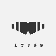 wrestling belt icon vector illustration design