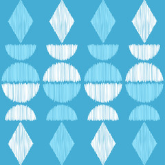 Design with manual hatching. Ethnic boho ornament. Seamless background. Tribal motif. Vector illustration for web design or print.