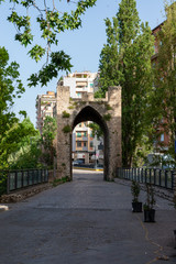 Fototapeta na wymiar porta sant angelo terni entrance into the historic center