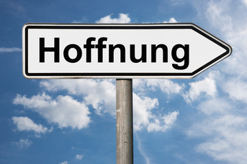 Wegweiser Hoffnung