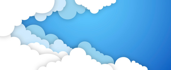 Obraz premium banner, cielo, nuvole,