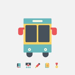 bus icon vector illustration design