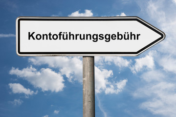 Wegweiser Kontoführungsgebühr