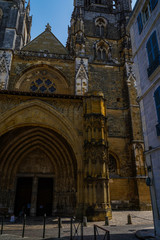 Fototapeta premium Cathedral in the historical city of Bayonne in France. Europe