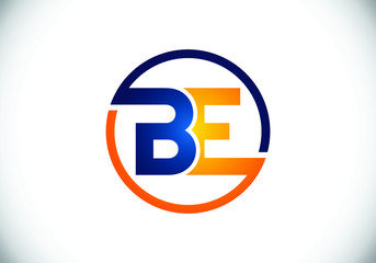 Initial Monogram Letter B E Logo Design Vector Template. Graphic Alphabet Symbol for Corporate Business Identity