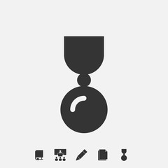 medal icon vector illustration design