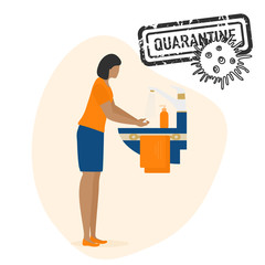 Stop Coronavirus nCoV COVID-19 Hand washing People