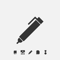 pen icon vector illustration design