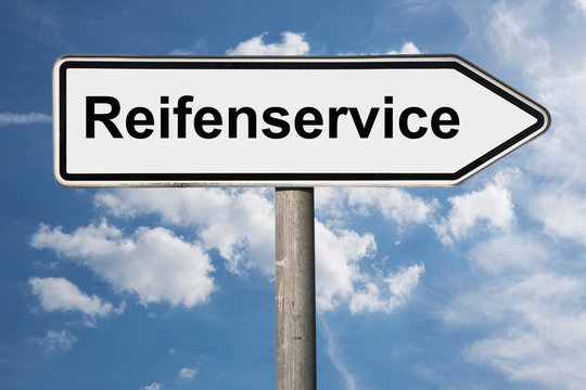 Wegweiser Reifenservice