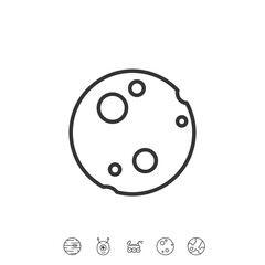 planet icon vector illustration design