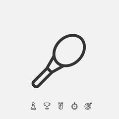 racket icon vector illustration design