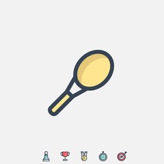 racket icon vector illustration design