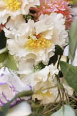 plastic flower artificial decoration