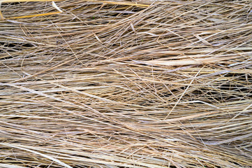 background of a aged dry straw withered heap of grass