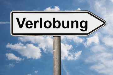 Wegweiser Verlobung