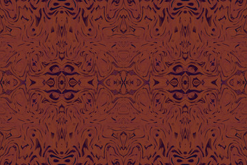Minimalistic 3d abstract background snake skin dark red animal faces, masks, kaleidoscope, psychology test. For cards, decor and decoration