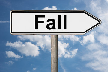 Obraz premium signpost Fall