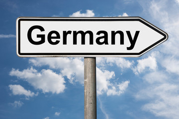 Fototapeta premium signpost Germany