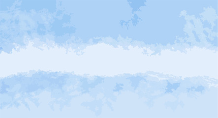 Blue watercolor background for your design, watercolor background concept, vector.