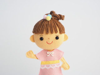 子供のフエルトドール