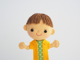 子供のフエルトドール