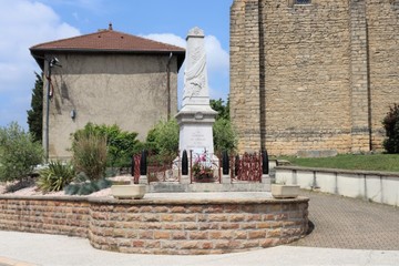 Monument aux morts de la première guerre mondiale 1914 - 1918 - Village de Grenay - Département...