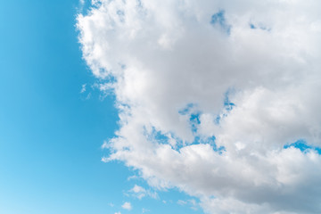 blue sky with clouds